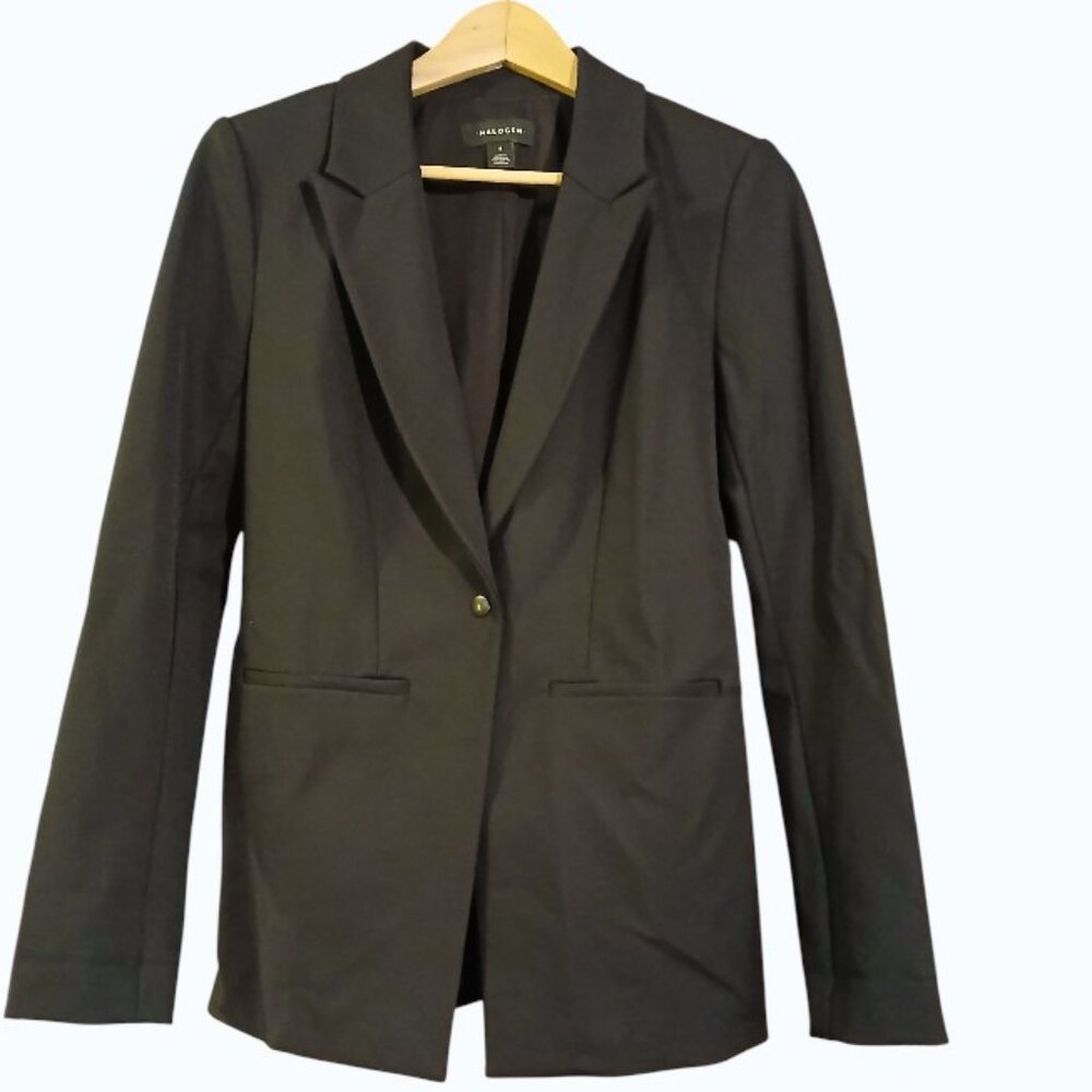 HALOGEN by Nordstrom Black Tailored Stretch Blazer - Like New. - Picture 7 of 13